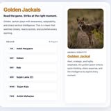 Irving Nepal FC internal scrimmage team card: Golden Jackals
