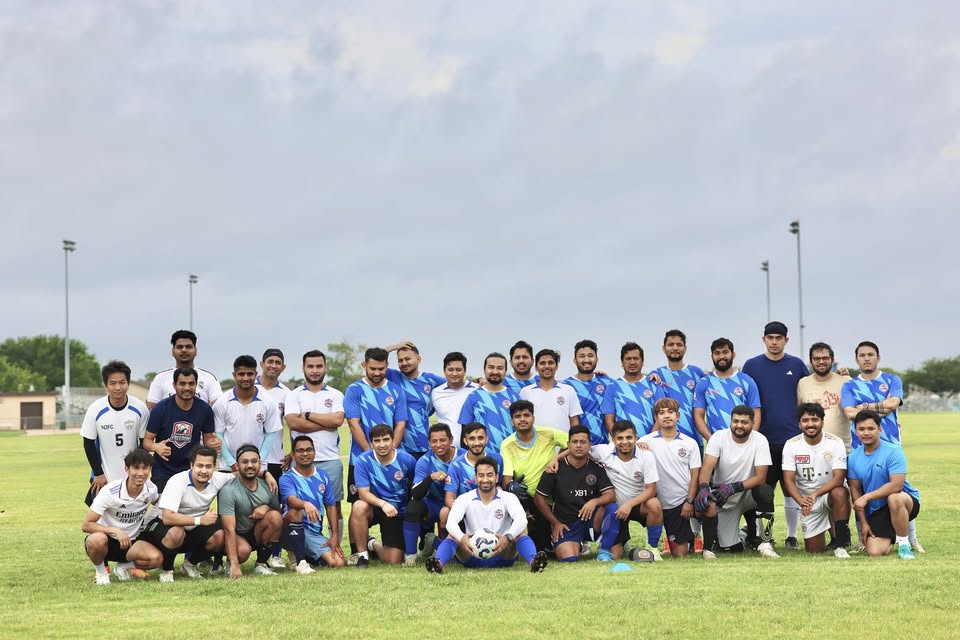 Irving Nepal FC squad photo